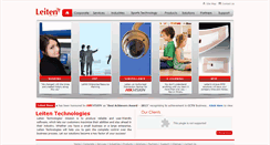 Desktop Screenshot of leitenindia.com